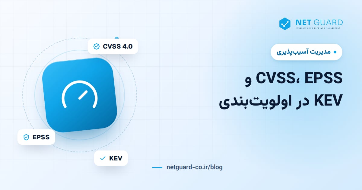 تصویر جلد مقاله CVSS چیست و اولویت‌بندی آسیب‌پذیری با CVSS، EPSS و KEV