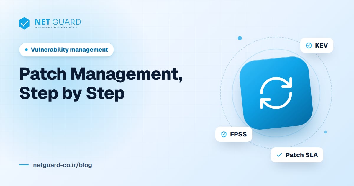 Cover image for the guide to the patch management process and best practices